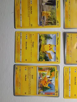 Pikachu Lot!! 9 Pikachu Cards NM!! Cosmos Holo Pikachu Big Fat Swirl!!! Pokemon - Image 4