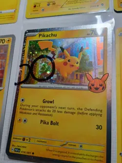 Pikachu Lot!! 9 Pikachu Cards NM!! Cosmos Holo Pikachu Big Fat Swirl!!! Pokemon - Image 5