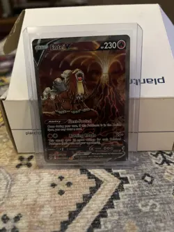 Entei V GG36/GG70 Full Art NM/M Crown Zenith Pokemon Card IN HAND - Image 1