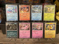 Pokemon Prismatic Evolutions Cosmo Promo Cards 8 Mini Tin Costco Pack - Image 1