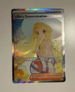 Lillie’s Determination Pokemon Card SIR 184/132 ⭐⭐ Mega Evolutions English - Image 1