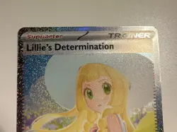Lillie’s Determination Pokemon Card SIR 184/132 ⭐⭐ Mega Evolutions English - Image 2