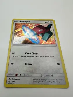 Pokemon TCG PORYGON Card McDonald's Promo 2018 Holo 12/12 LP+ - Image 4