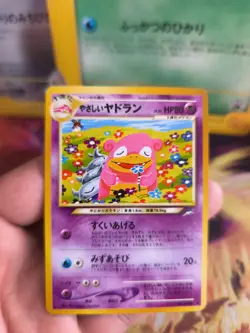 Pokemon Karte Card Light Slowbro Lahmus Neo Destiny Helles Wotc japanese Exc- - Image 2