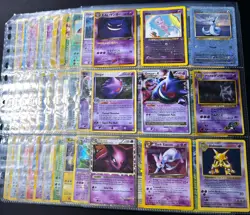 Lot of 90 ALL HOLO Vintage Pokemon Card Binder Collection - Image 1