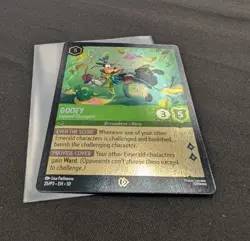 Disney Lorcana Gen Con 2025 Exclusive Promo Card Goofy Emrald Champions 25/P3 - Image 1