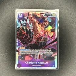 Charlotte Katakuri OP11-067 SR A Fist of Divine Speed - ONE PIECE Card Japanese - Image 1