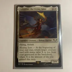 Celestine, the Living Saint [Warhammer 40,000 Commander 40K] M/NM MTG Magic - Image 1