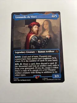 Leonardo da Vinci Borderless Universes Beyond: Assassin's Creed + Bonus Rare!!! - Image 1