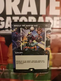 Behold the Sinister Six! (Borderless) Marvel's Spider-Man Foil - Image 1