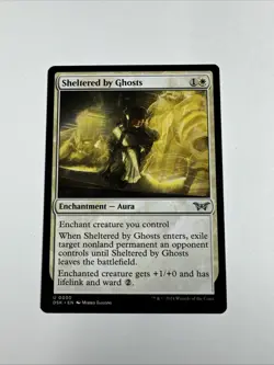 MTG Sheltered by Ghosts NM Regular #30 Duskmourn House of Horror - Image 1