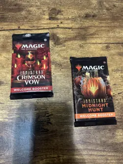 Magic The Gathering Innistrad Midnight Hunt And Crimson Vow Welcome Booster - Image 1
