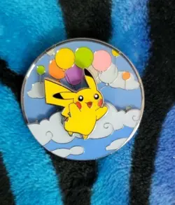 (1x) Pokemon Celebrations 25th Anniversary Flying & Surfing Pikachu Pin (NEW!) - Image 1