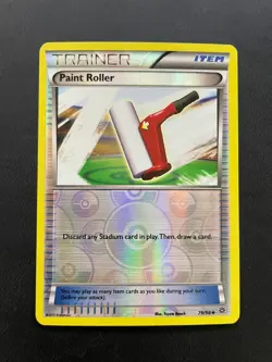 Paint Roller 79/98 Reverse Holo Uncommon Trainer Pokemon XY Ancient Origins NM - Image 1