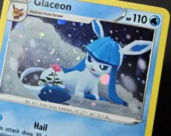 Double Swirl Glaceon SWSH192 Black Star Promos Cosmos Holo Pokemon TCG 2022 NM - Image 3