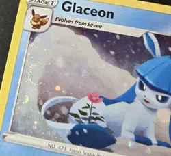 Double Swirl Glaceon SWSH192 Black Star Promos Cosmos Holo Pokemon TCG 2022 NM - Image 4
