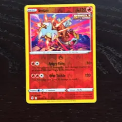 Entei 019/203 Pokemon Evolving Skies Sword & Shield Reverse Holo Rare NM - Image 1