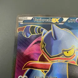 Pokemon TCG Toxicroak EX Ultra Rare Holo Full Art 102/106 XY Flashfire - Image 3