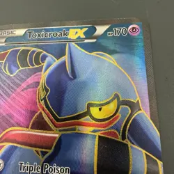Pokemon TCG Toxicroak EX Ultra Rare Holo Full Art 102/106 XY Flashfire - Image 4