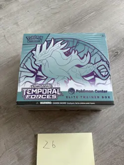 Pokemon Scarlet & Violet Temporal Forces Elite Trainer Box pokemon center ETB - Image 1