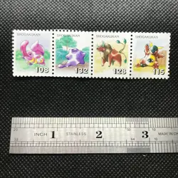 Ditto Kangaskhan Lickitung Pokemon Stamp Japan Pocket monster SHOGAKUKAN F/S - Image 2