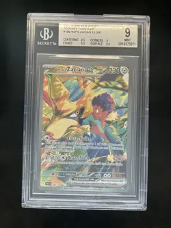 2025 Pokemon Journey Together Hop's Zacian ex SIR 186/159 BGS 9 - Image 1