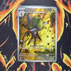 2025 Pokemon SV Black Bolt Fraxure Illustration Rare #146/086 - Image 1