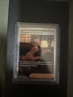 Pokemon - Giovanni's Charisma - 204/165 - SV: Scarlet & Violet 151 - Holo NM - Image 1