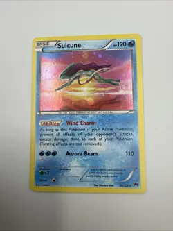 Suicune - 30/122 - Pokemon Breakpoint XY Rare Cosmos Holo - Image 3