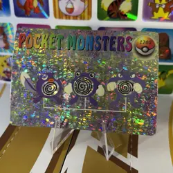 Pokemon Vintage Vending Machine Holo prism Nintendo 1998 Bandai Rare sticker - Image 5