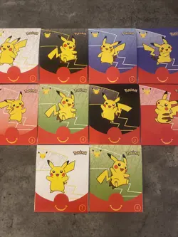 Pokemon - 25th Anniversary McDonalds 2021 Promo x10 Opened NO Packs -everything - Image 1