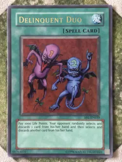 YuGiOh DELINQUENT DUO Ultra Rare SRL-EN039 - Image 2