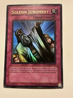 Yu-Gi-Oh! TCG Solemn Judgment Metal Raiders MRD-EN127 Unlimited Ultra Rare - Image 1