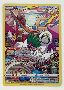Oranguru TG12 Brilliant Stars NM Trainer Gallery Ultra Rare Pokemon Card TCG - Image 1