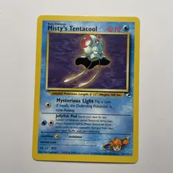 Pokemon TCG Misty's Tentacool Gym Heroes 32/132 Regular Rare Card - Image 1