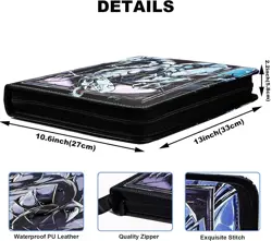 Trading Card Binder for Y-G-O Cards- 990 Pockets Card Album with Sleeves - Image 2