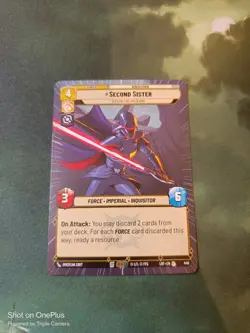 Star Wars Unlimited LotF Hyperspace Card LOF448 Second Sister - Image 1