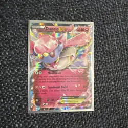 Diancie EX XY43 Black Star Promo Ultra Rare Holo Pokemon Card - Image 1