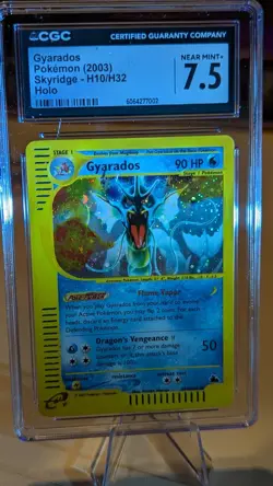 Pokemon Gyarados Holo Rare Skyridge H10/H32 CGC 7.5 Near Mint Gorgeous Card. - Image 1