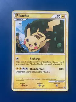 Pikachu HGSS03 Black Star Promo - Holofoil Holo HGSS 03 Pokemon Card - Image 1
