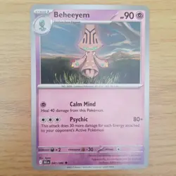 041/086 Beheeyem : Uncommon Card : SV-10.5 Black Bolt : Pokemon TCG - Image 1