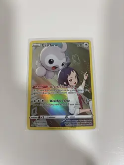 Pokemon TCG Castform Lost Origin Trainer Gallery Holo Ultra Rare Card TG11/TG30 - Image 1