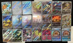 Pokemon Card AR CHR Art Rare Bulk Sale 21 Cards - Image 1