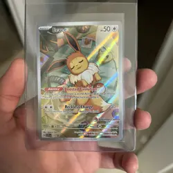 Sealed Eevee Promo SVP 173 Pokemon Center Stamped Card Prismatic Evolutions - Image 1