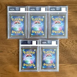 5 Set PSA 10 Pikachu 020/M-P McDonald's Happy Set Promo 2025 Pokemon Card Japan - Image 2