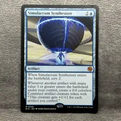 Simulacrum Synthesizer - Big Score (BIG) #6 LP Non-Foil MTG Outlaws Thunder Junc - Image 1