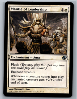 Magic The Gathering Planar Chaos Mantle of Leadership #9/165 MTG TCG CCG - Image 1