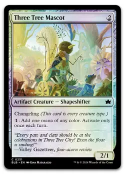 Three Tree Mascot #251 (Foil) (NM) Bloomburrow BLB Magic MTG - Image 1