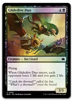Glidedive Duo #96 (Foil) (NM) Bloomburrow BLB Magic MTG - Image 1
