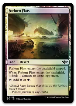 Forlorn Flats #258 (Foil) (NM) Thunder Junction OTJ Magic MTG - Image 1